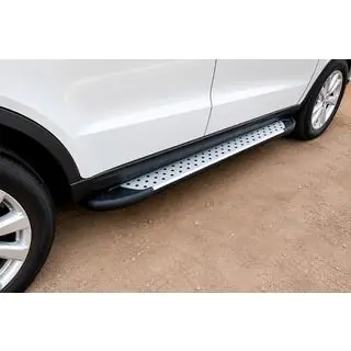 Sidetrin Allmond Grey (2 stk., aluminium) foto 1