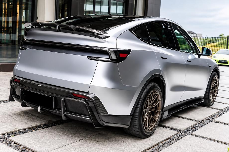 Tesla Model Y 2020– Karrosserikitsæt Carbon Aerokit (til 2025+) Foto 2