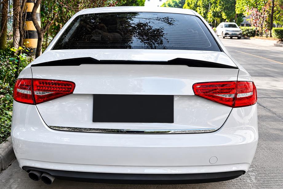 Audi A4 B8 2007–2015 M4-stil spoiler (til SD 2011-2015, blank sort) Foto 1