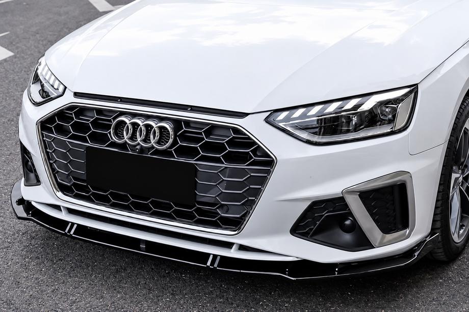 Audi A4 B9 2015–2024 Front kofangerlæbe (til S-Line 2019-2024, ABS) Foto 1