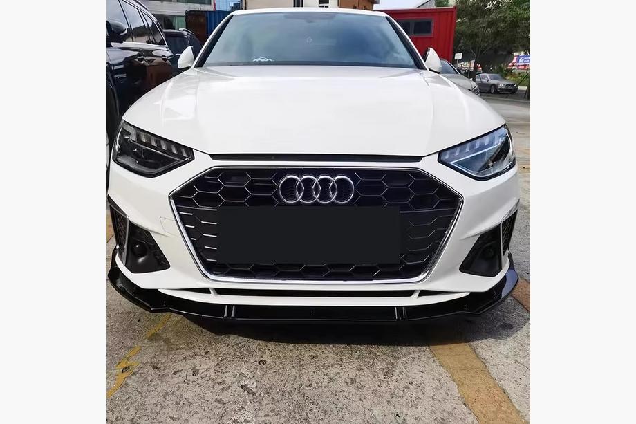 Audi A4 B9 2015–2024 Front kofangerlæbe (til S-Line 2019-2024, ABS) Foto 4