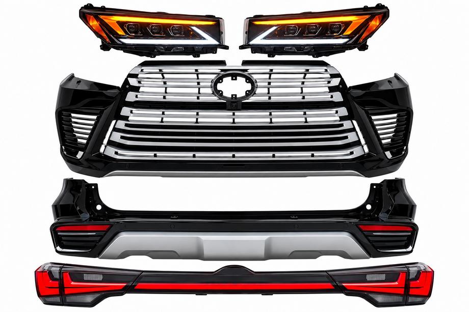 Toyota Highlander 2013–2019 LX600-Style bodykit-sæt Foto 1