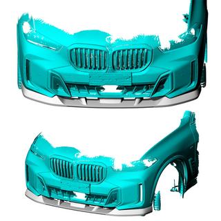 Front bumper lip i carbon (til M-Sport 2023+) foto 3