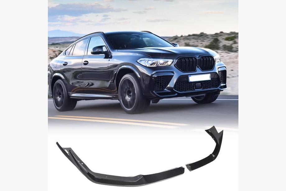 BMW X6 G06 2019–2027 Frontkofanger flap-dæksler Flap (2018-2022, carbon) Foto 1