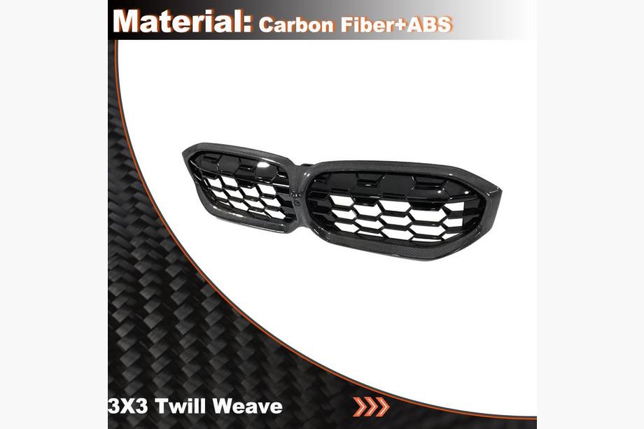 BMW 3-serie G20/G21 2018– Nyregrill Diamond Carbon (2022+) Foto 6
