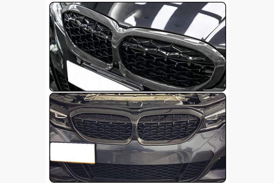 BMW 3-serie G20/G21 2018– Nyregrill Diamond Carbon (2018-2022) Foto 2