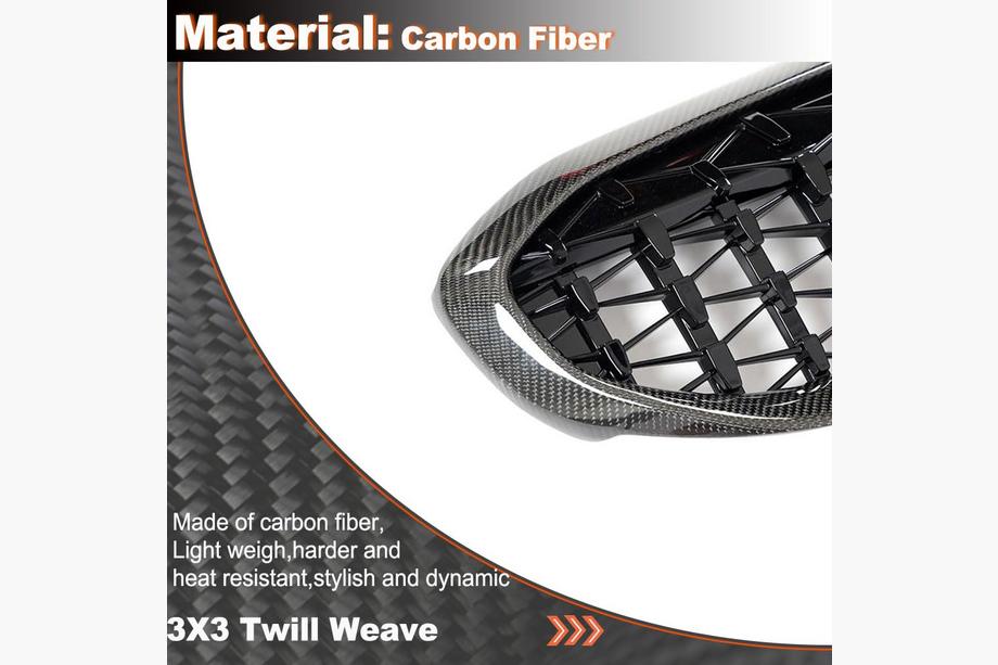 BMW 3-serie G20/G21 2018– Nyregrill Diamond Carbon (2018-2022) Foto 4