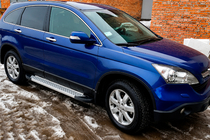 Honda CRV 2007–2011 Sidetrin Allmond Grey (2 stk., aluminium) foto 1