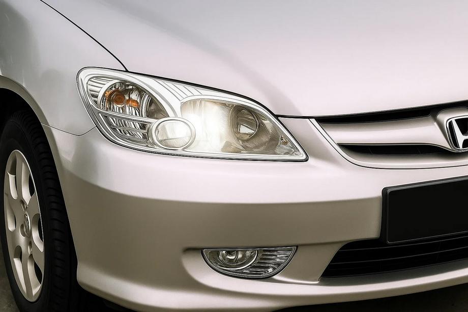 Honda Civic Sedan VII 2001–2006 Forlygteafdækning (2 stk., plast) Image