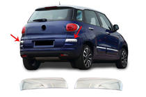 Fiat 500/500L 2013–2022 Krom hjørnelister til bagkofanger til 500L 2018+ (2 stk., rustfrit stål) foto 1