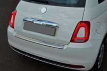 Fiat 500/500L 2013–2022 Krom bagkofangerbeskytter 3D/Cabrio (OmsaLine, rustfrit stål) foto 1