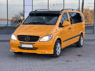 Mercedes Vito W639 2004–2014 Forrudevisir (sort højglans, 5 mm) foto 1