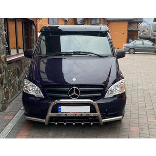 Forrudevisir (sort højglans, 5 mm) Mercedes Vito W639 2004–2014 foto 4