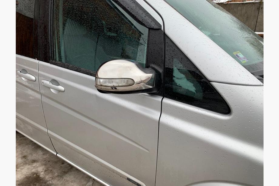 Mercedes Viano 2004–2014 Spejldæksler i rustfrit stål (2004-2010, Viano, 2 stk.) Foto 3