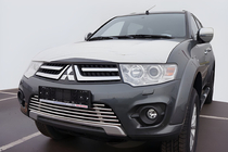 Mitsubishi Pajero Sport 2008–2015 Beskyttelsesgitter til frontkølergrill foto 1