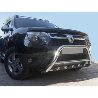 Kængurubøjle uden skrift WT003 (rustfrit stål) Renault Duster 2008–2017 foto 1