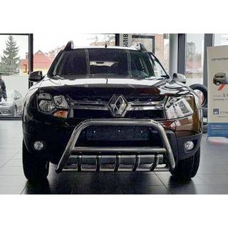 Kængurubøjle uden skrift WT003 (rustfrit stål) Renault Duster 2008–2017 foto 3