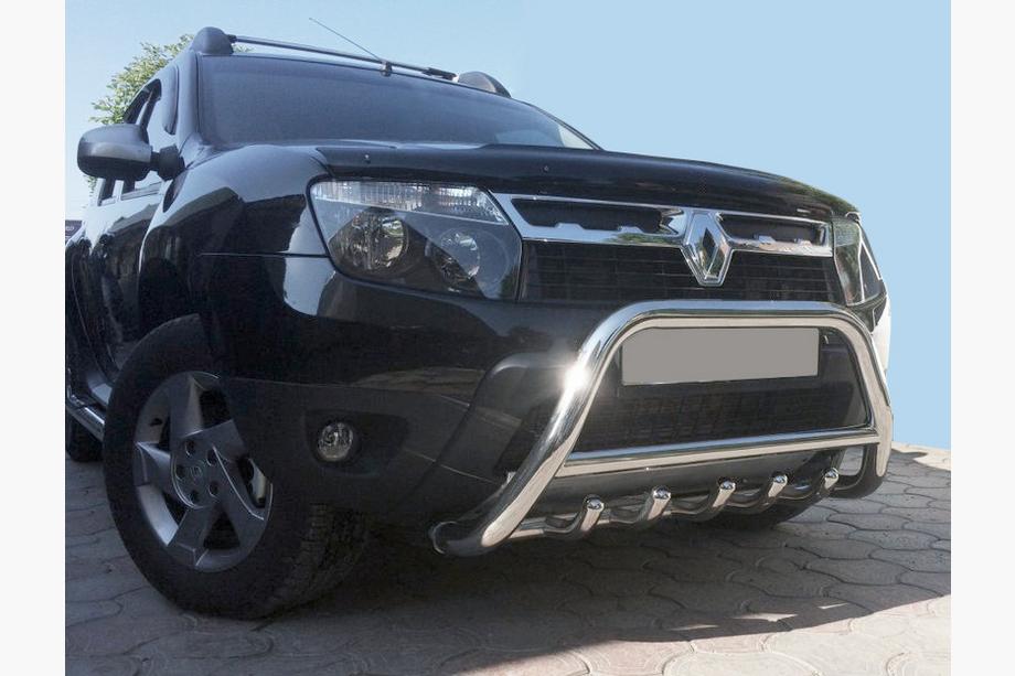Dacia Duster 2008–2018 Kængurubøjle uden skrift WT003 (rustfrit stål) Foto 4