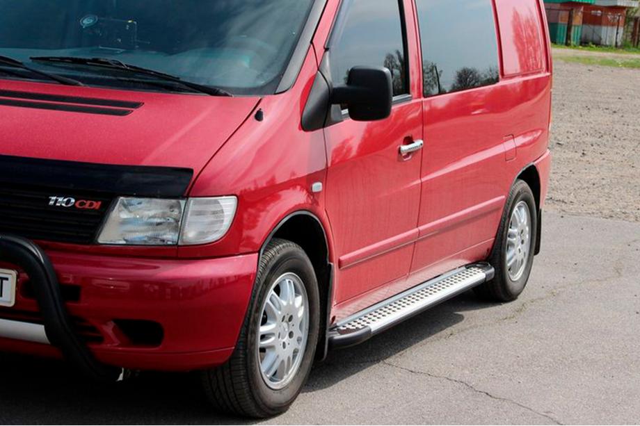 Mercedes Vito W638 1996–2003 Sidetrin Allmond Grey (2 stk., aluminium) Foto 3