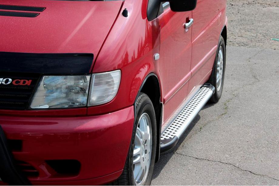 Mercedes Vito W638 1996–2003 Sidetrin Allmond Grey (2 stk., aluminium) Foto 4
