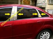 Fiat Linea 2006–2018 Dørstolpelister (6 stk., rustfrit stål) foto 2