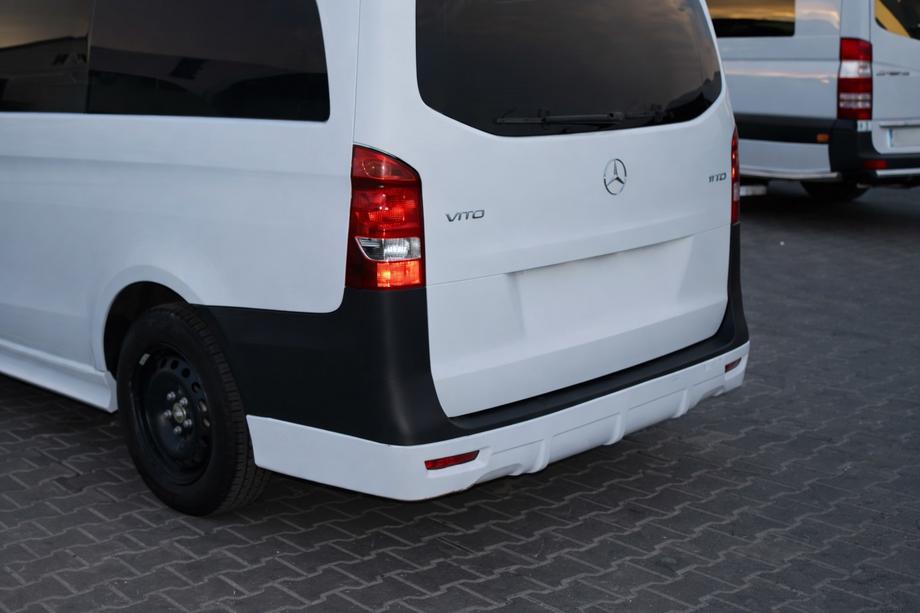 Mercedes Vito/V-klasse W447 2014– Bagkofangerlæbe V1 (til lakering) Image