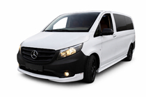 Mercedes Vito/V-klasse W447 2014– Tuning læbespoiler til frontkofanger (til lakering) foto 1