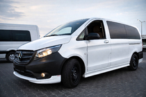 Mercedes Vito/V-klasse W447 2014– Tuning læbespoiler til frontkofanger (til lakering) foto 2