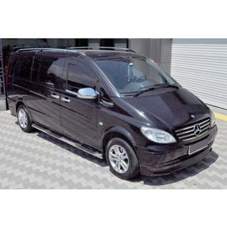 Siderør (2 stk., rustfrit stål) Mercedes Vito W639 2004–2014 foto 1