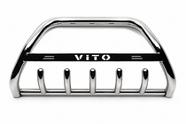 Mercedes Vito W639 2004–2014 Kængurubøjle 60 mm (rustfrit stål) med tekst, 2010-2015, 60 mm foto 3