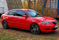 Mazda 3 2003–2009 Vindueslister (4 stk., rustfrit stål) foto 2