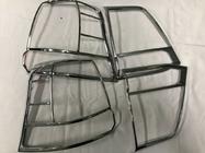 Toyota Land Cruiser 200 2007–2021 Krom baglygterammer (2008-2012, 4 dele, plast) foto 2