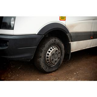 Brede skærmforøgere (4 stk., sorte) Mercedes Sprinter W906 2006–2018 foto 3