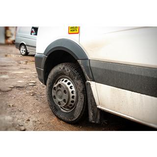 Brede skærmforøgere (4 stk., sorte) Mercedes Sprinter W906 2006–2018 foto 4