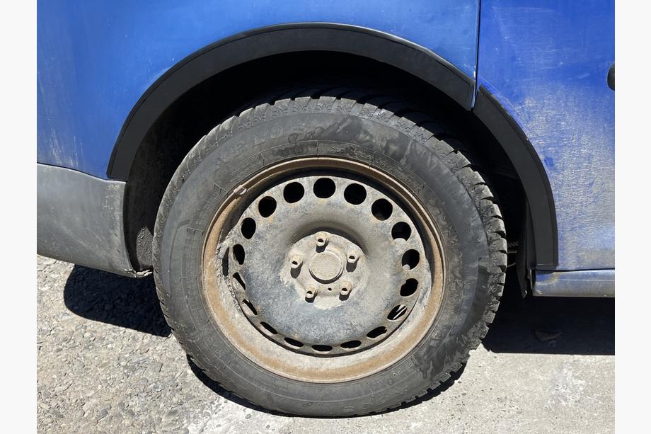 Volkswagen Caddy 2004–2010 Skærmkantslister (mat sort) Kort akselafstand, 2 skydedøre (plast) Foto 11