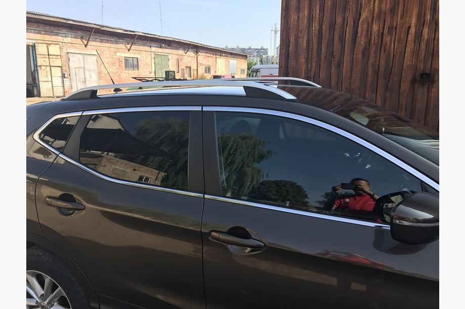 Nissan Qashqai 2014–2021 Tagrælinger Skyport Grey Foto 6