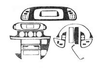 Mercedes Sprinter W901/902/903/904/905 1995–2006 (cdi, 2000-2006) Panelafdækninger til instrumentbord (Meric) Aluminium foto 4