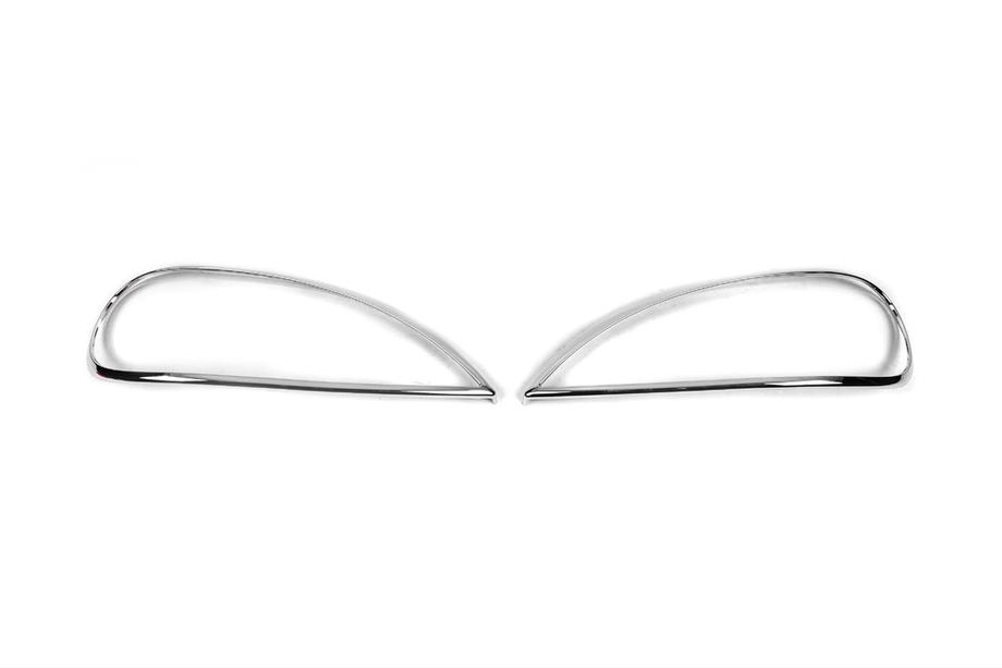 Mercedes ML W163 1997–2005 Krom forlygterammer (2 stk., plast) Foto 2