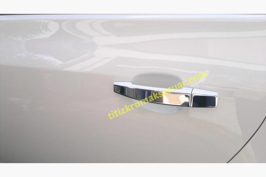 Opel Astra J 2009–2015 Smalle dørgrebskapper (4 stk., rustfrit stål, Omsa) Foto 2