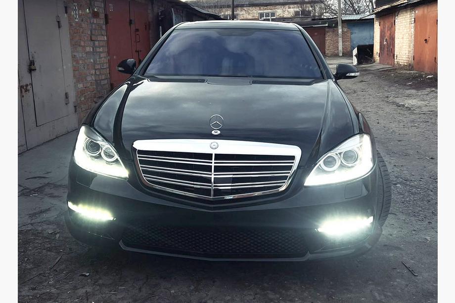 Mercedes S-Klasse W221 2005–2013 AMG kølergrill (2009-2013) Foto 5