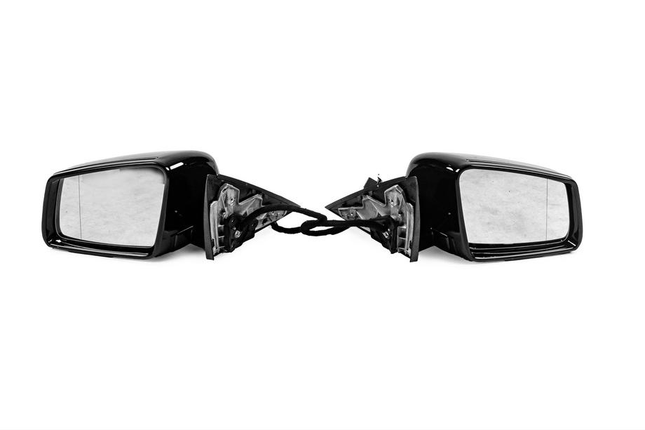 Mercedes S-Klasse W221 2005–2013 Sidespejle facelift (2 stk., sorte) Foto 6