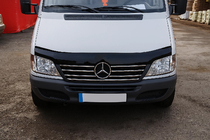 Mercedes Sprinter W901/902/903/904/905 1995–2006 Kromlister til kølergrillens kant (2000-2002, 7 dele, rustfrit stål) foto 1