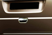 Mercedes Vito W639 2004–2014 Cover til bageste dørhåndtag (rustfrit stål) Carmos - Tyrkisk stål foto 4