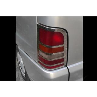 Rustfri baglygteafdækninger (2 stk.) Mercedes Vito W638 1996–2003 foto 4