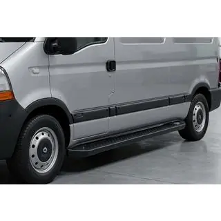 Allmond Black sidetrin (2 stk., aluminium) foto 1