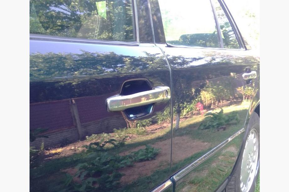 Mercedes E-klasse W124 1984–1997 Dørgrebsafdækninger (4 stk., rustfrit stål) Foto 6