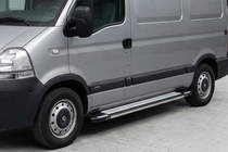 Nissan Interstar 2002–2010 Sidetrin Rainbow (2 stk., aluminium) foto 1