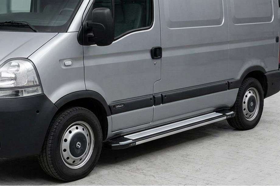 Nissan Interstar 2002–2010 Sidetrin Rainbow (2 stk., aluminium) Image