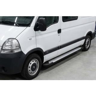 Allmond sidetrin (2 stk., aluminium) foto 1