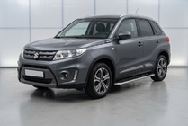 Suzuki Vitara 2015– Maydos V1 sidetrin (2 stk., aluminium ↗ rustfrit stål) foto 1